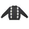 Ralph Classic Plaid Old Money Wind Wool Crew Neck Knitted Sweater