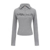 Pokiov Lapel Inside with Base Turtleneck Short Sweater Knitted Sweater
