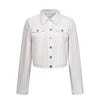 Pokiovo Camouflage Tooling Short Casual Denim Jacket