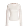 11KN Basic Slim-fit and Thin Waist Bottoming Shirt Long Sleeves