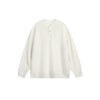 YEOOTI Basic Henry Neck Loose Knitted Sweater