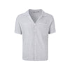 MADEEXTREME Lapel Polo Pocket Texture Cardigan Short Sleeve