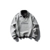 CROWD CITY Fake Two-piece Shirt Collar Sweater