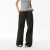 WLNEXT Vintage Spice Girl Design Sense Premium Sense Low Waist Micro Pants