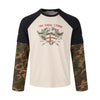 Splicing Camouflage Printing Fake Two-piece Long Sleeve