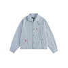 STAFFPICK Vintage Aramco Kaji Striped Lapel Denim Jacket