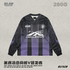 GLFS Jersey Striped V-neck Long Sleeve