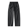 Drawstring Simple Thin Solid Color Casual Scimitar Trousers