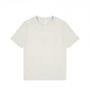 Following Color Yarn Texture Pure Cotton Light Skin Soft Crew Neck Short Sleeve T-Shirt