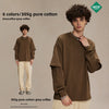 ARTIE Fake Two-piece Bottoming Shirt Casual Long-sleeved