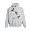 MADEEXTREME Peace Dove Print Silhouette Hoodie Sweater