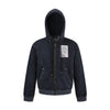 MADEEXTREME Union Jack Sticker Embroidered Hooded Sweater Jacket