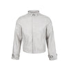 "Old Motorcycle Jacket" Premium Sense Stand-up Collar Old Leather PU Three-dimensional Cut Jacket
