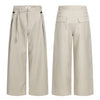 11KN Waist Double Pleated Loose Wide-leg Suit Pants Trousers
