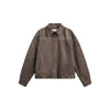 OUSWE Locomotive Lapel Tooling Suede Jacket