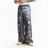 Digital Printing Straight Jeans