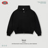 BE Yarn Hooded Zipper Sweater Straight Trousers Casual Suit