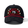 WASC Letter Embroidered Corduroy Baseball Cap