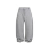 OUSWE Simple Retro Simple Design Sense Loose Straight Sweatpants