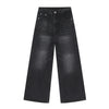 EF JEANS High Street Vintage Old Wide Leg Pants Mopping Jeans
