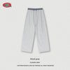 BE Contrast Pants Trendy Loose Wide Leg Pants