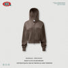 BE Autumn and Winter Heavy Embroidery Simple Hooded Zipper Sweater Trendy Brand Embroidered Jacket
