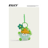 Rycr Plush Briquettes Hang Cute Pendant Keychain