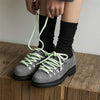 British Style Niche Weaving Design Casual Derby Shoes