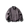 CROWD CITY Heavy Cotton Lapel Baseball Jacket