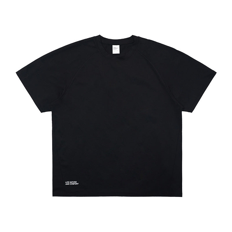 UNF Quick Dry Outdoor Sports Short Sleeve black t-shirt designed for outdoor activities and sports.