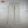 BE THRIVED Autumn and Winter Old Money Wind Flower Yarn Curved Bone-breaking Loose Straight Casual Trousers