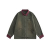 DNPG Loose Stitching Contrasting Lapel Jacket