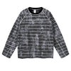 Artiemaster Vintage Dirty Dyed Strips Shoulder Long Sleeve T-Shirt