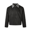 EME Vintage Contrast Star Bright Line Zipper Cleanfit Profile Jacket
