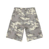 EF JEANS Loose Wide-leg Washed Camouflage Denim Shorts
