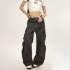 Jimmy Vintage Wide Leg Pleated Versatile Floor Mopping Overalls