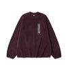 Fleece Pressed Crew Neck Sweater