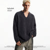 Jimmy Heavy Wool Blended V-Neck Pullover