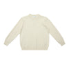 Lyocell Blended Vertical Strips Simple Loose Sweater Polo Shirt Knitted Top Autumn and Winter