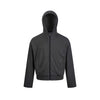 "Honeycomb Waffle" Autumn Versatile Short Wide and Wide Jacket Hooded Sweater