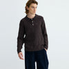 (Un) Following Rhombus Jacquard Knit Polo Sweater