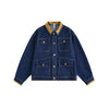STAFFPICK Vintage Washed Wide Tooling Denim Jacket