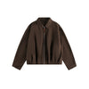 STAFFPICK British Minimalist Design Pleated Retro Lapel Jacket