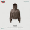 BE Autumn and Winter Heavy Embroidery Simple Hooded Zipper Sweater Trendy Brand Embroidered Jacket