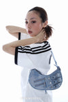 Res NonVerba BAG Vintage Spice Girl Multicolor Leather Underarm Bag Shoulder Tote Bag