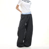 Jimmy Double Waist Fake Two-Piece Splicing Casual Wide Leg Pants