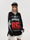 Remedie No. 65 Rugby Shirt V-Neck Long Sleeve