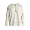 JCAESAR Half Zipper Waffle Long Sleeve