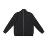 (Un) Following  Pit Strip Knitted Sweater Zipper Cardigan Stand-up Neck Sweater