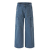 Niche Design Wide-leg Straight Trousers